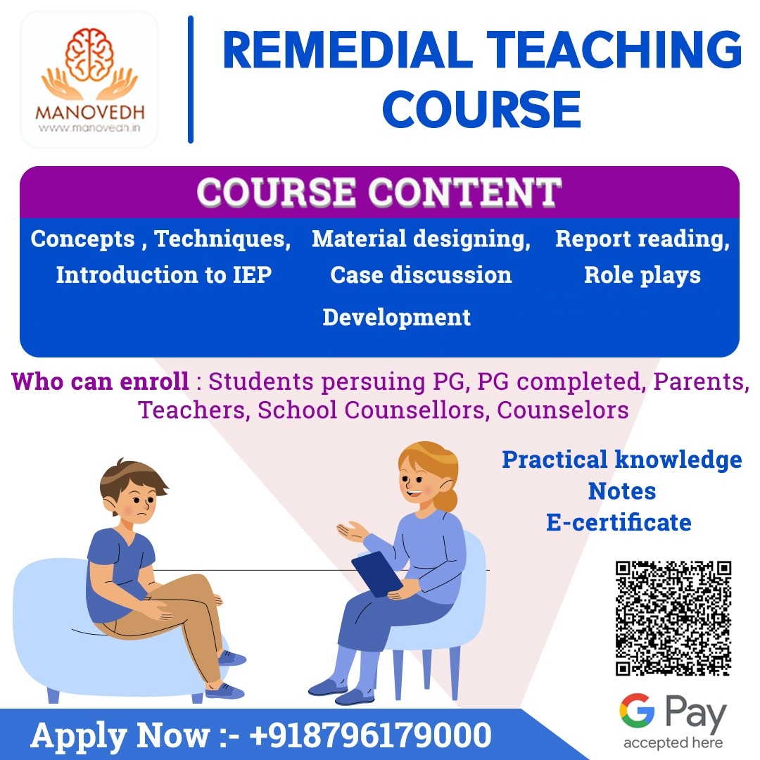 Remedial Teaching Courses in pune Flower Remedy Courses in Pune