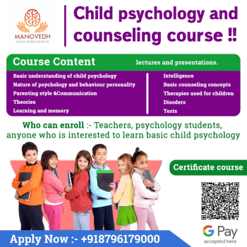 Child Psychology and Counseling Course pune